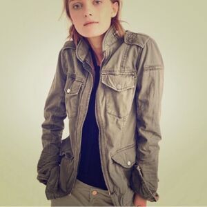 Abercrombie & Fitch Green Utility Jacket Size Large NWT